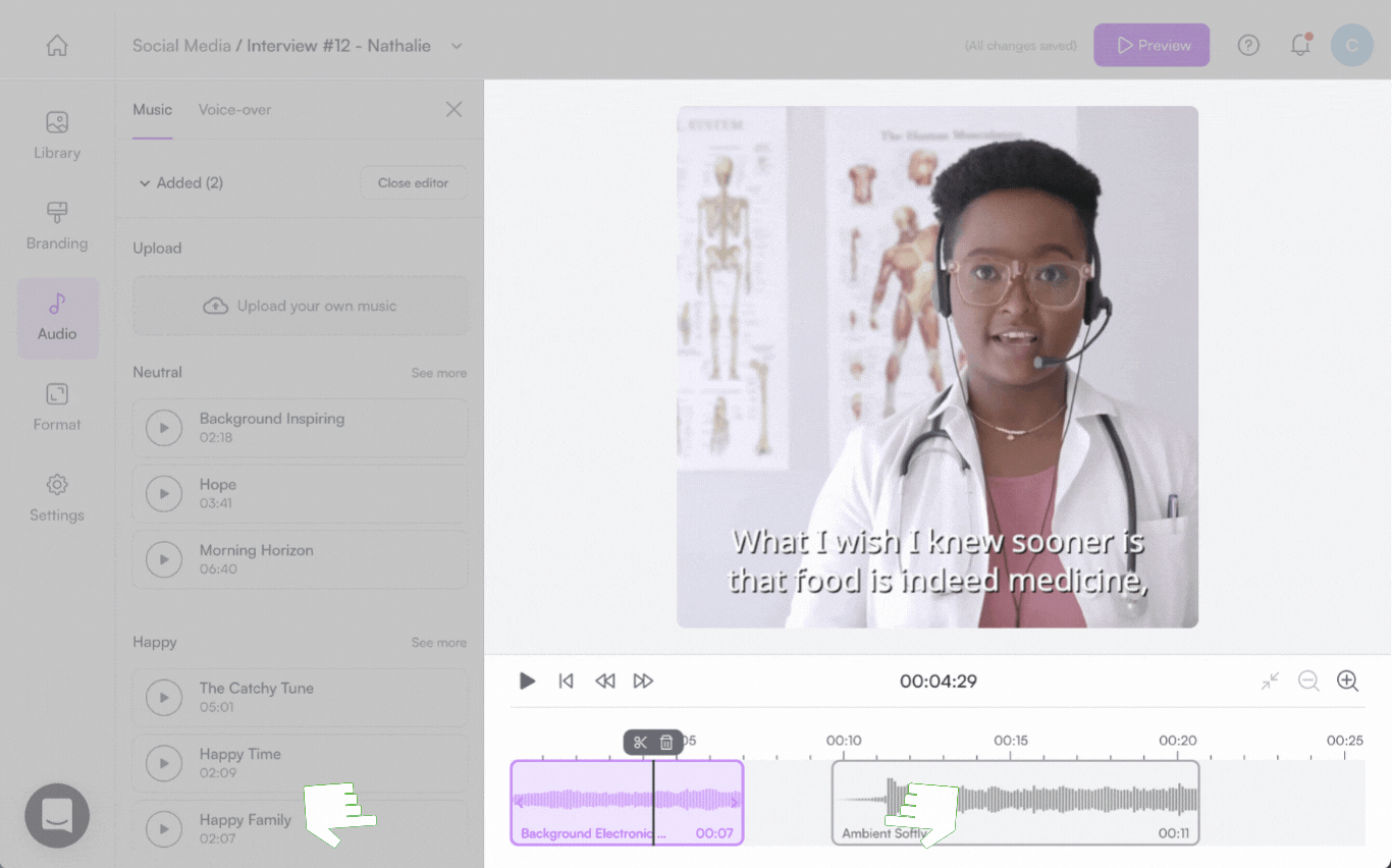 How do I trim a song? PlayPlay
