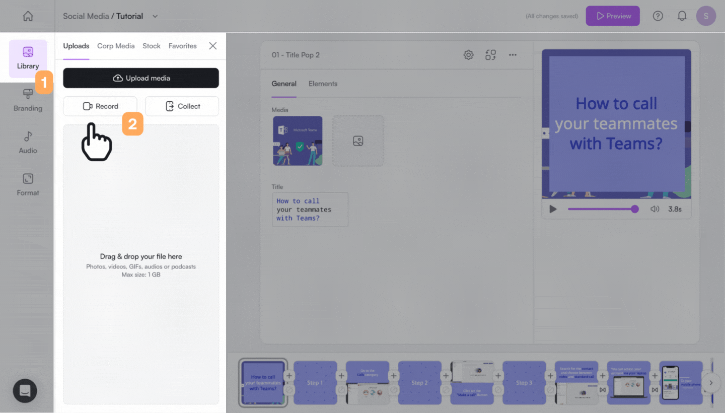 How do I record myself with my computer's webcam? PlayPlay